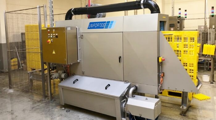 Pallet washer for cleaning pallets (EURO)